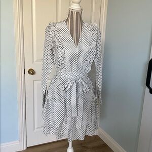 🛑 1 hour sale. Robert Rodriguez, size 2, Classic Black & White Polka Dot Dress